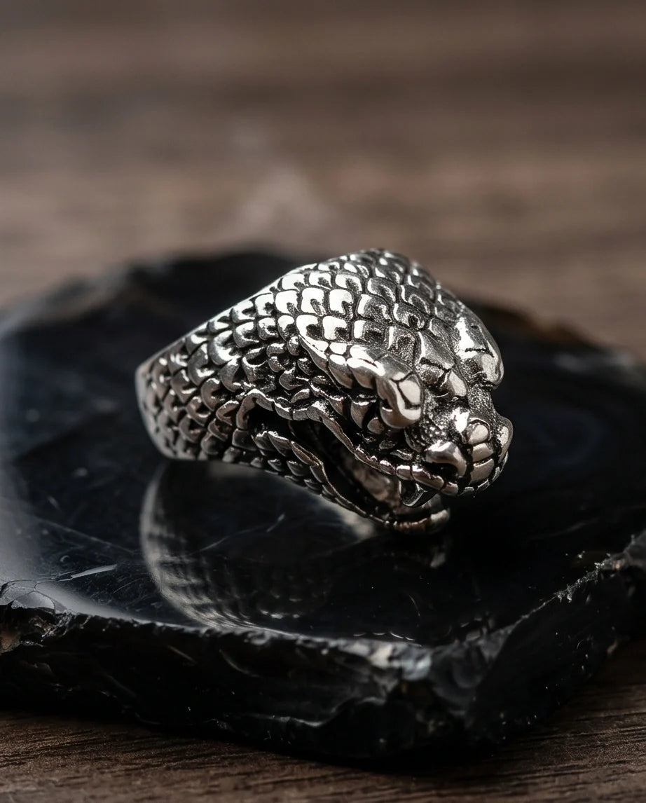 "Serpent’s Legacy" – Premium Viper Statement Ring