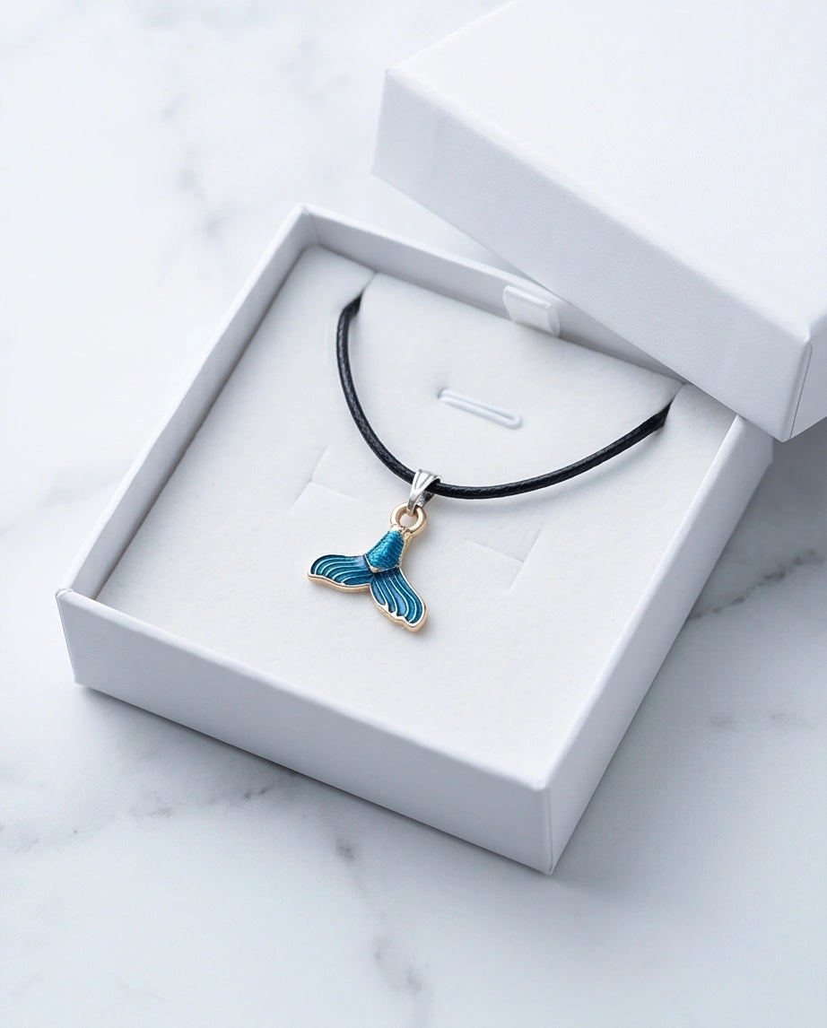 Shimmering Mermaid Tail Pendant
