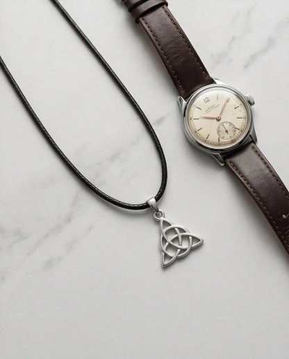 Silver Celtic Triquetra Knot Necklace