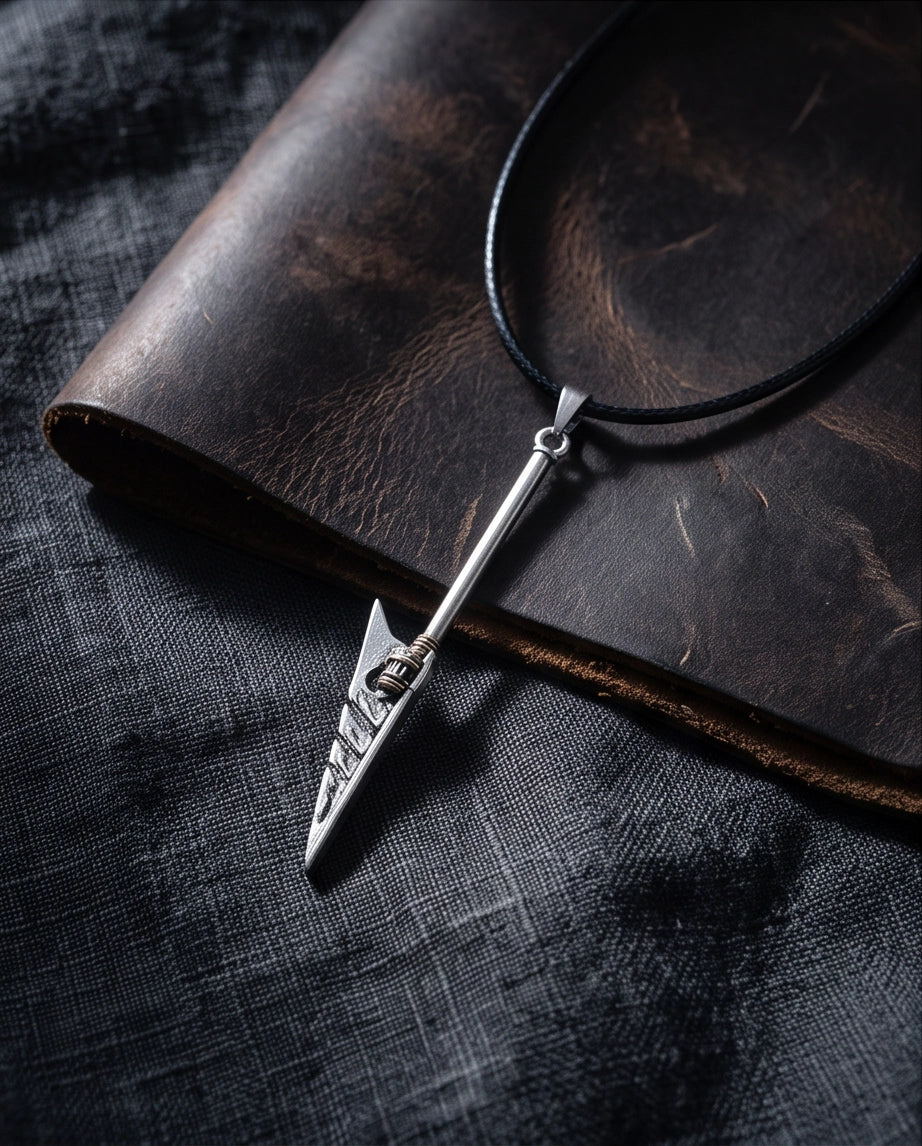 Tribal Arrowhead Spear Pendant