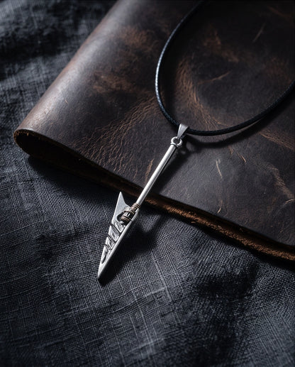 Tribal Arrowhead Spear Pendant