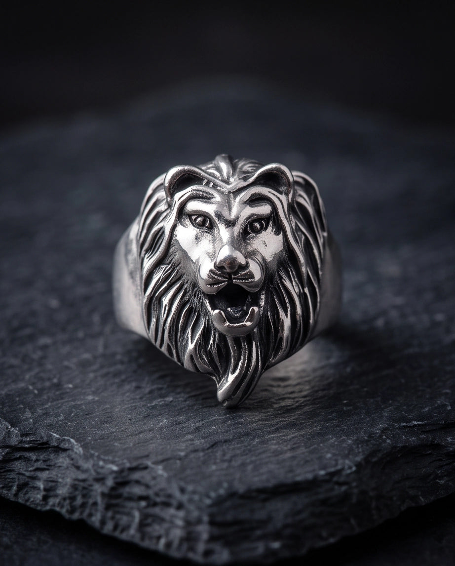 Sovereign Lion Sculpted Ring