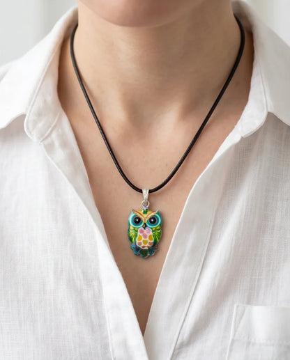 The Azure Owl Pendant