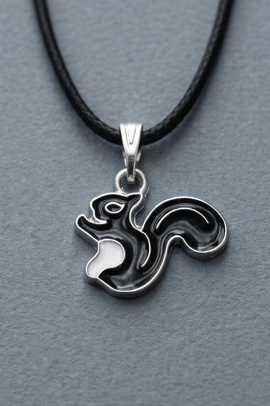 The Midnight Squirrel Pendant