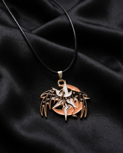 Celestial Celestial Dragon Moon & Star Pendant Necklace