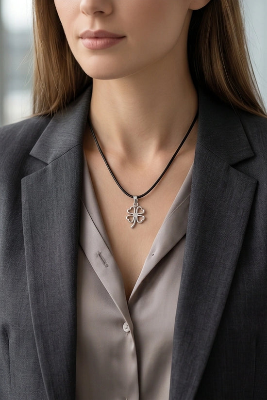 The Lucky Charm Four-Leaf Clover Necklace