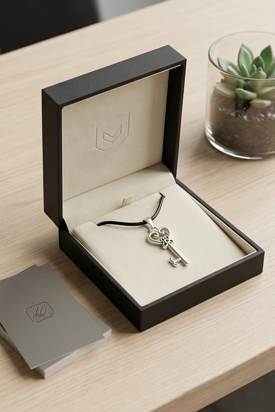 The Secret Garden Heart Key Necklace