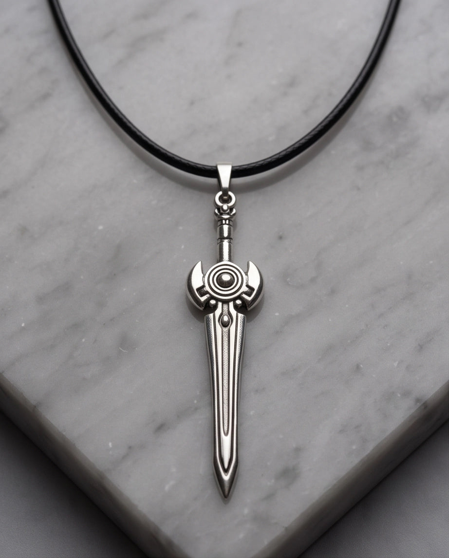 Celestial Eye Greatsword Pendant Necklace