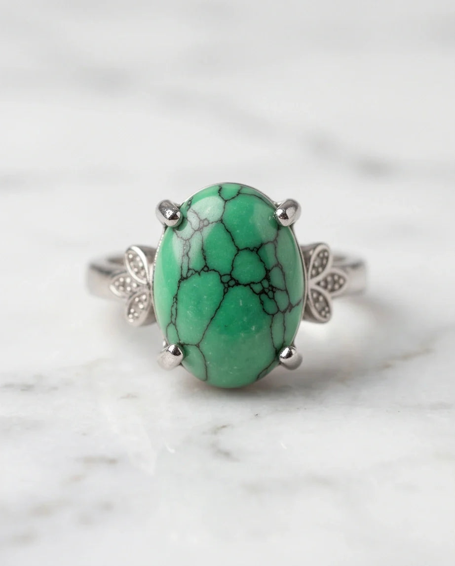 Botanical Meadow Turquoise Ring