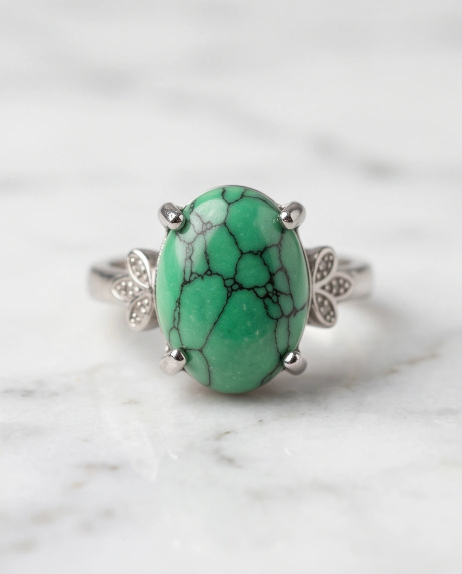 Botanical Meadow Turquoise Ring