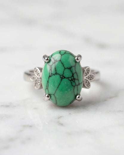 Botanical Meadow Turquoise Ring