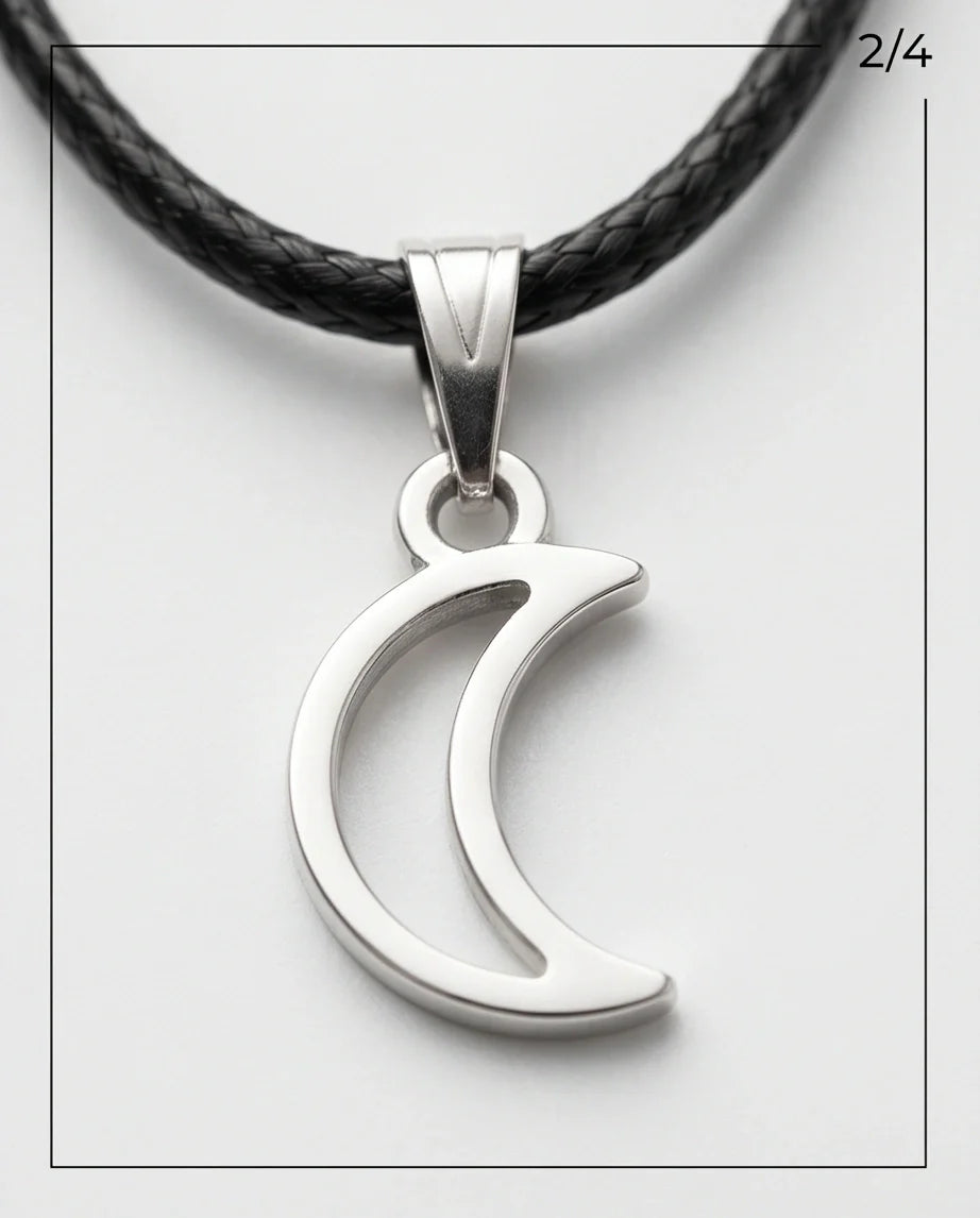 The Luna Minimalist Crescent Moon Necklace
