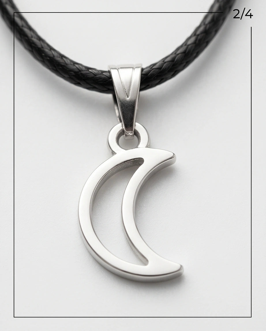The Luna Minimalist Crescent Moon Necklace