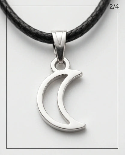 The Luna Minimalist Crescent Moon Necklace