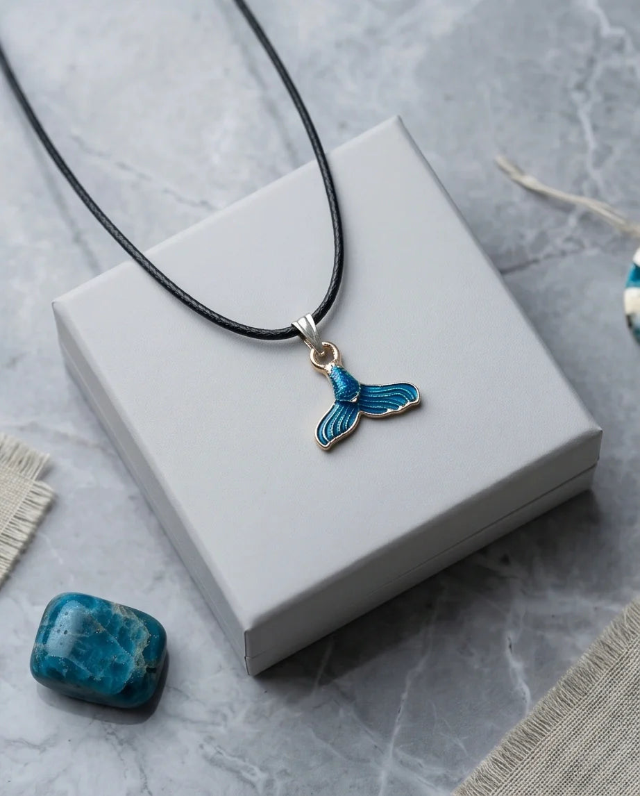Shimmering Mermaid Tail Pendant