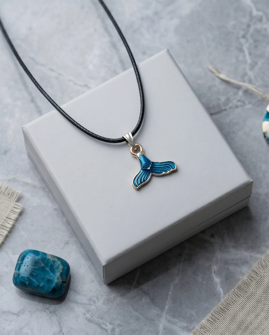 Shimmering Mermaid Tail Pendant
