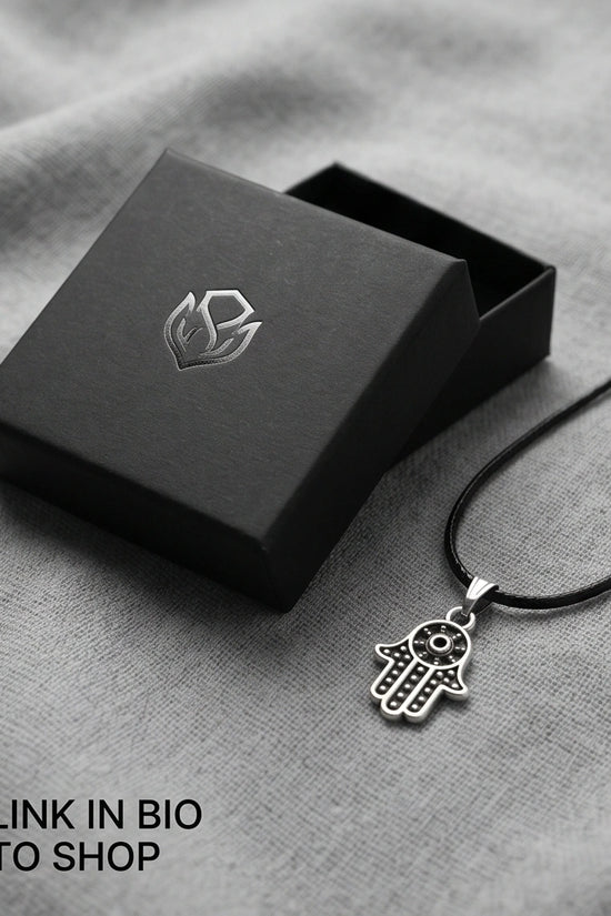 Vintage Industrial Link Pendant Necklace