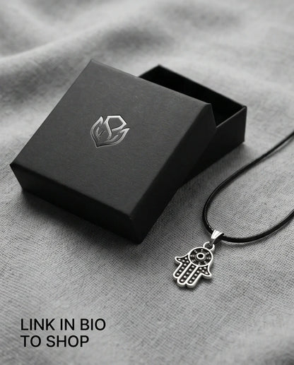 Vintage Industrial Link Pendant Necklace