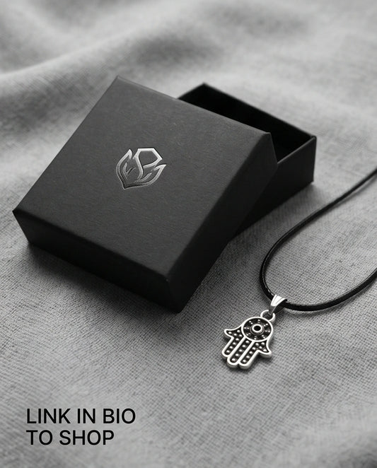 Vintage Industrial Link Pendant Necklace