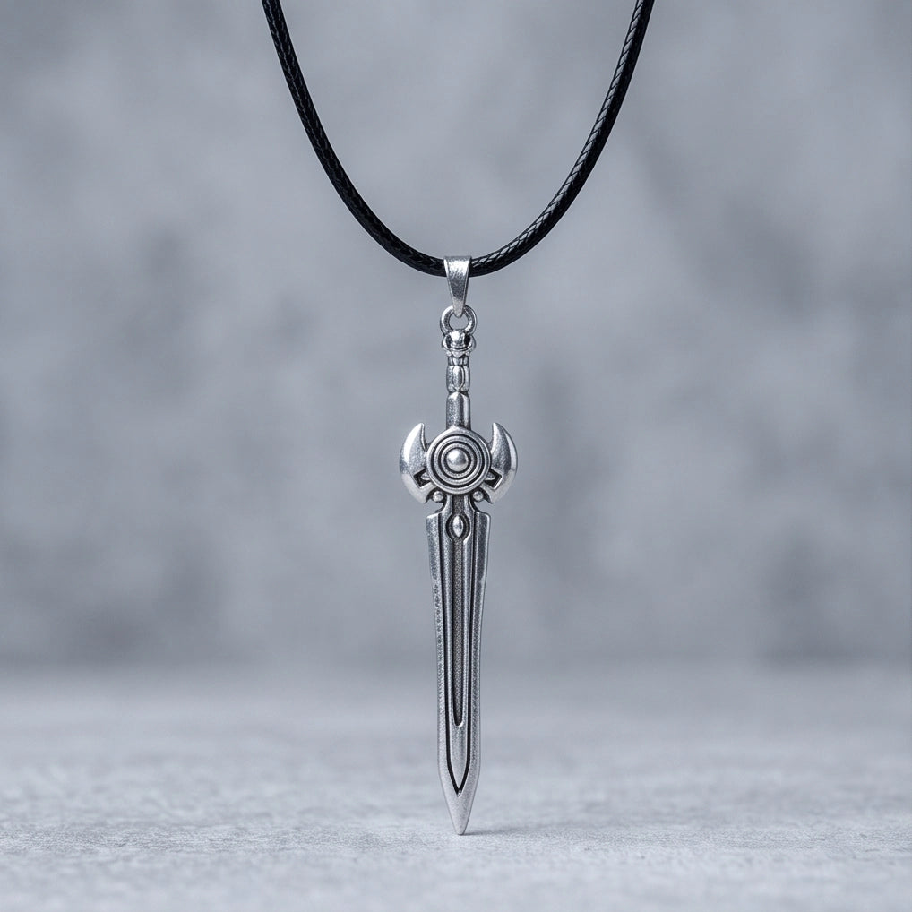 Celestial Eye Greatsword Pendant Necklace