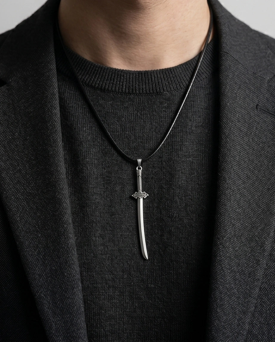 The Ronin Katana Pendant Necklace