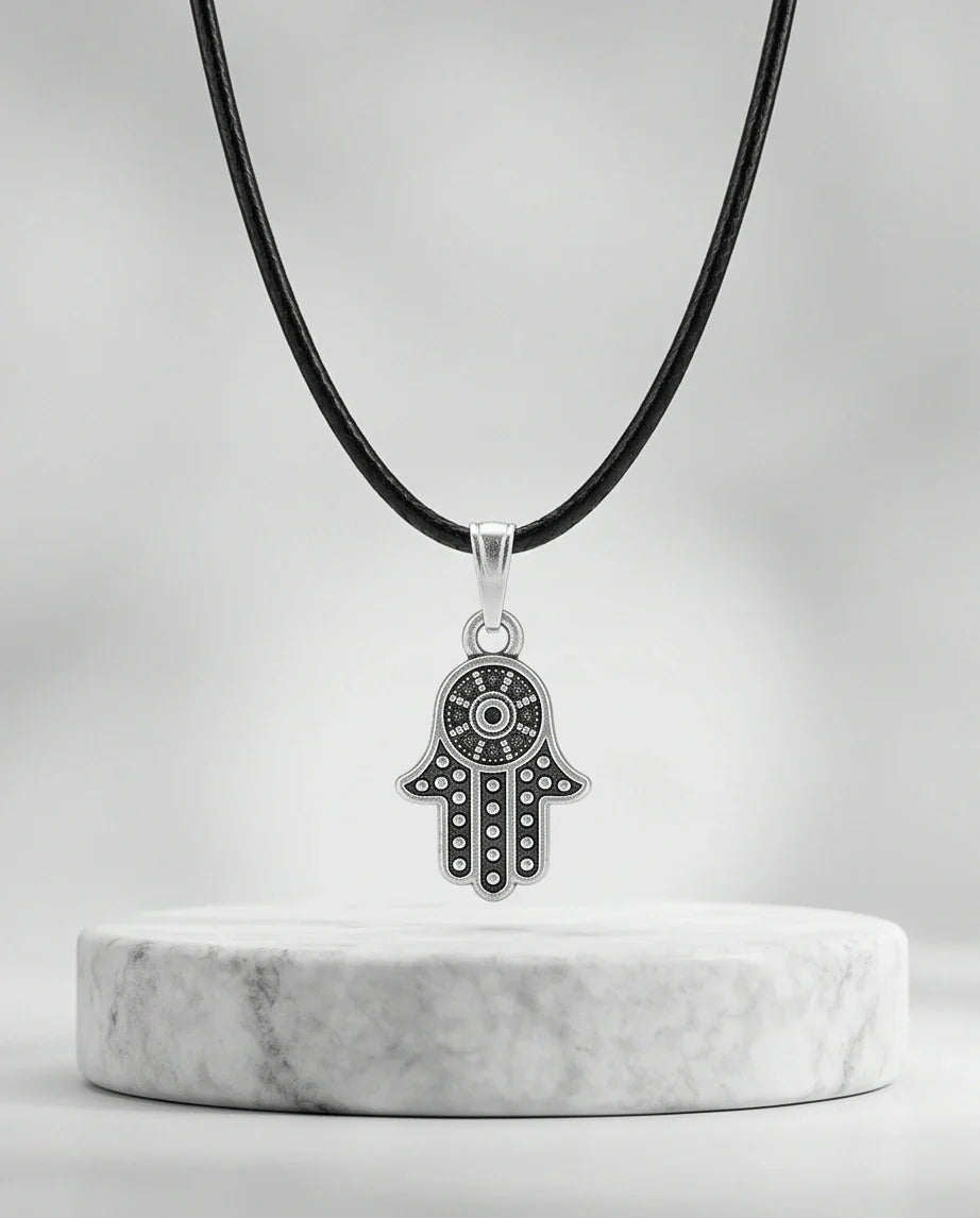 Vintage Industrial Link Pendant Necklace