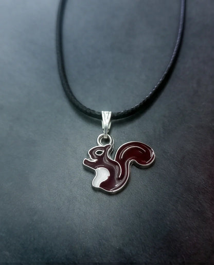The Walnut Squirrel Pendant