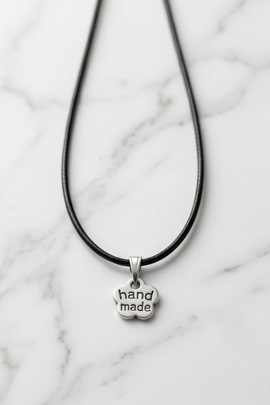 Silver Engraved Handmade Blossom Necklace