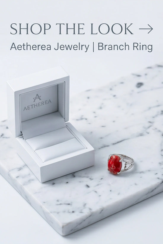 Crimson Heart Imperial Jasper Ring