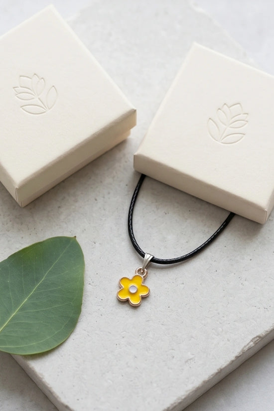 Sunflower Petal Blossom Choker