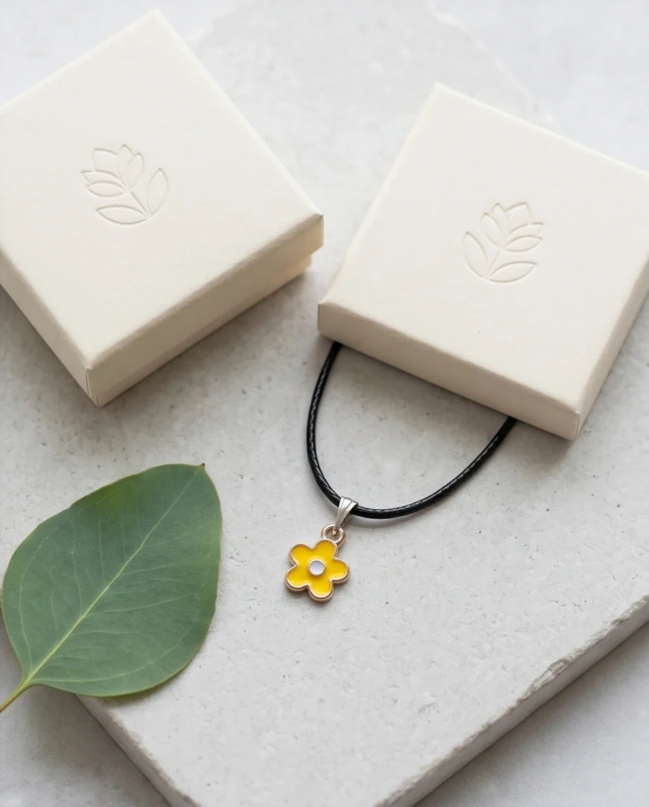 Sunflower Petal Blossom Choker