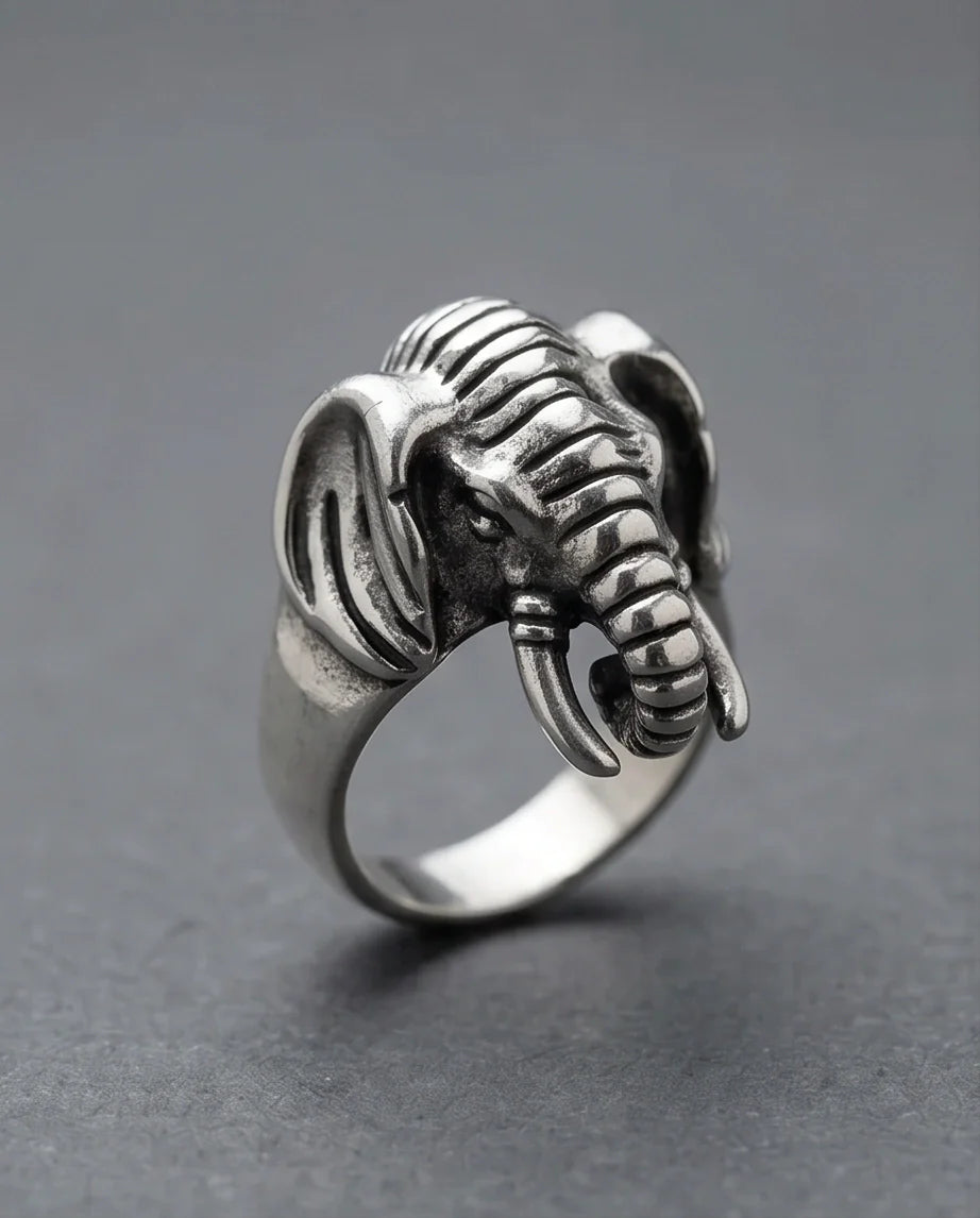 Elephant Totem Ring (often referred to as an Elephant Head Statement Ring).