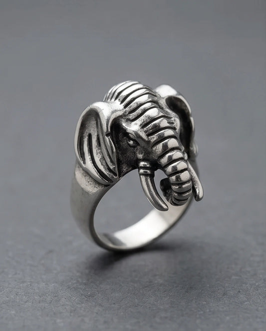 Elephant Totem Ring (often referred to as an Elephant Head Statement Ring).