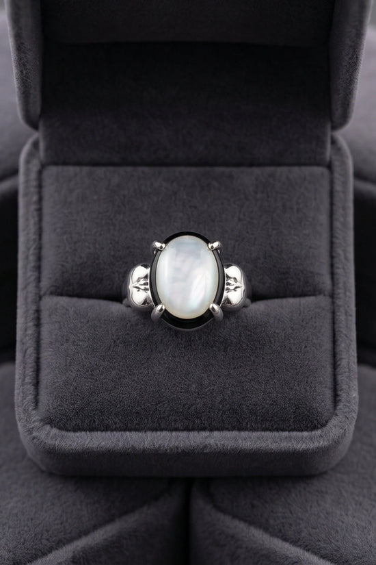 Iridescent Eclipse Statement Ring