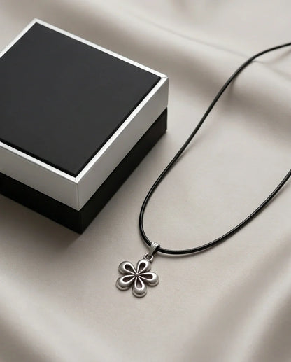 The Sakura Blossom Silver Pendant