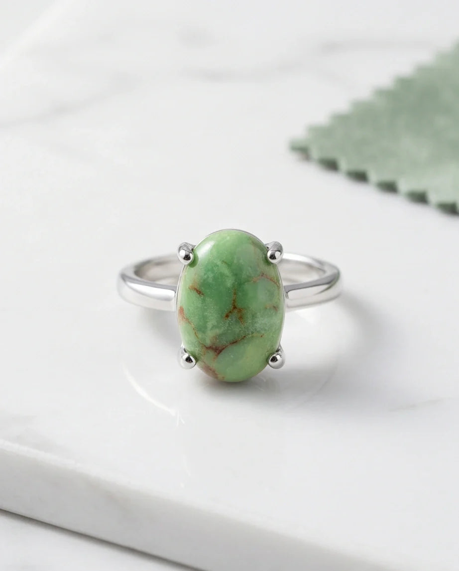 Serene Mint Turquoise Statement Ring