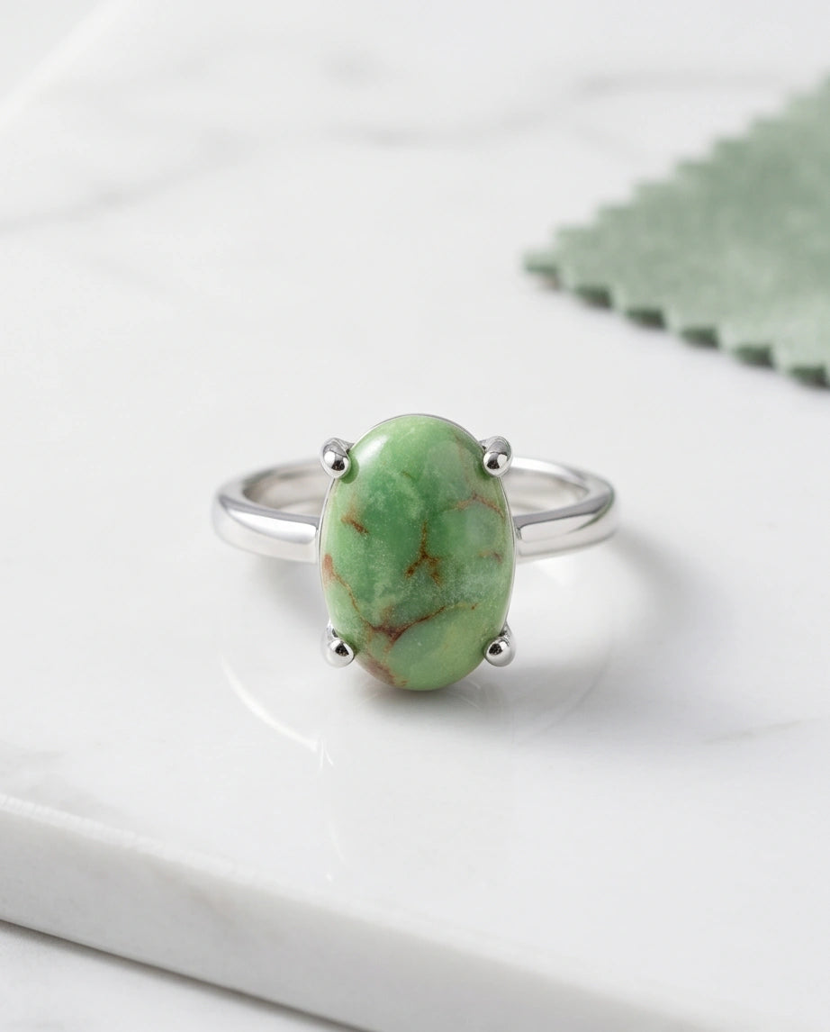 Serene Mint Turquoise Statement Ring