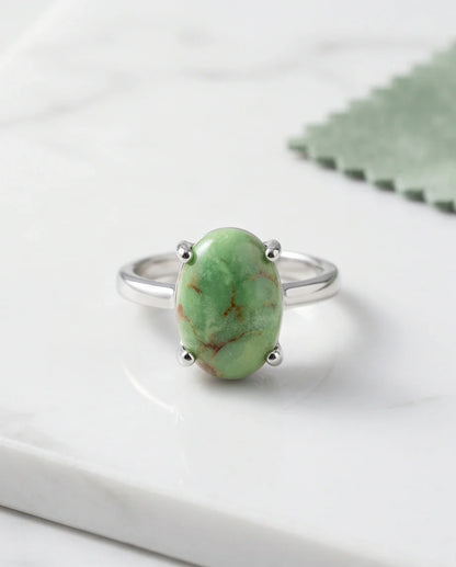 Serene Mint Turquoise Statement Ring