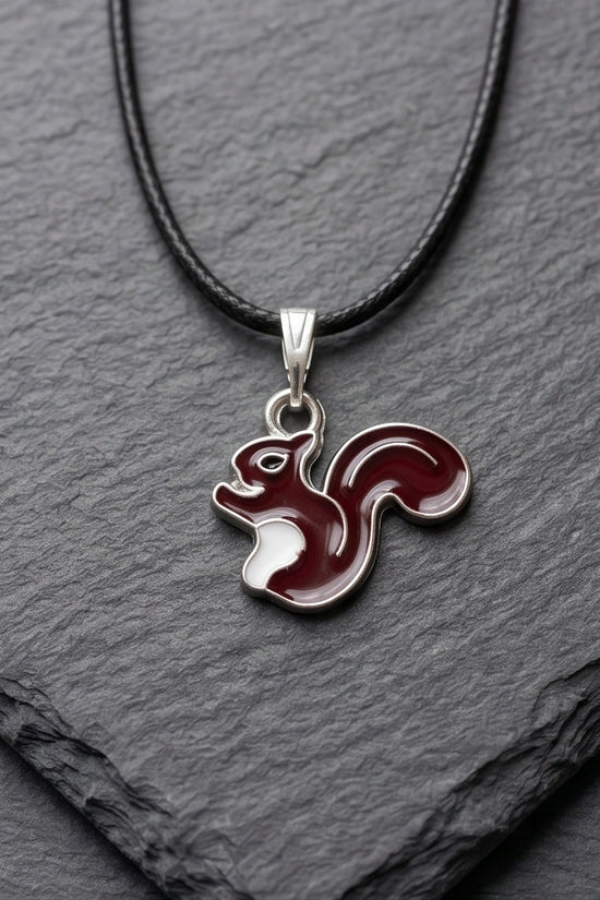 The Walnut Squirrel Pendant