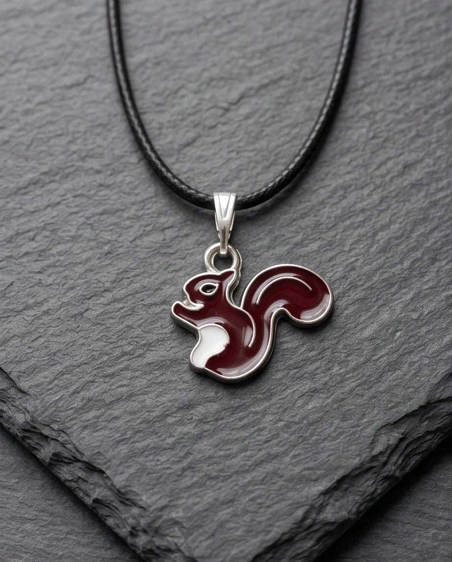 The Walnut Squirrel Pendant