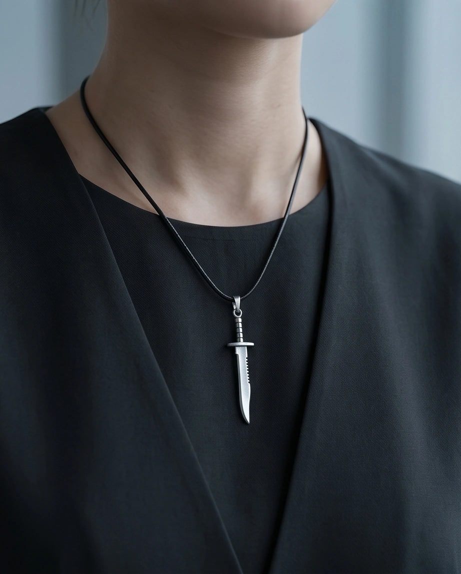 The Huntsman Combat Dagger Necklace