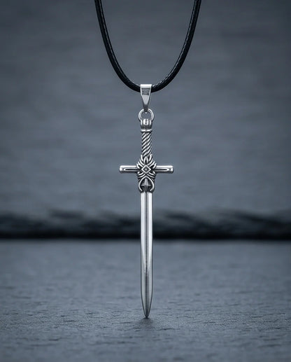 The Excalibur Medieval Sword Necklace