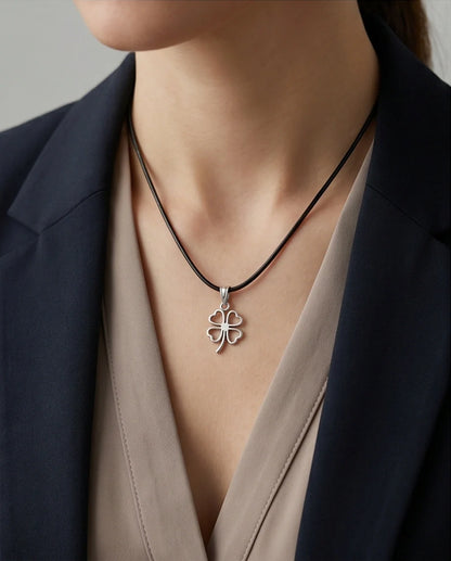 The Lucky Charm Four-Leaf Clover Necklace