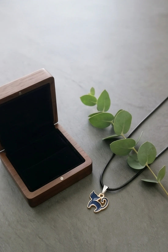Midnight Mystique Cat Pendant