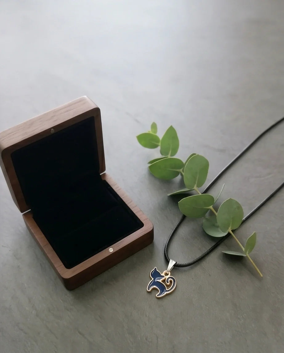 Midnight Mystique Cat Pendant