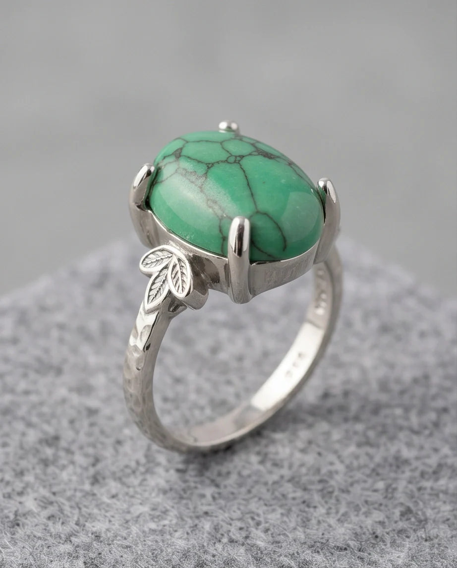 Botanical Meadow Turquoise Ring