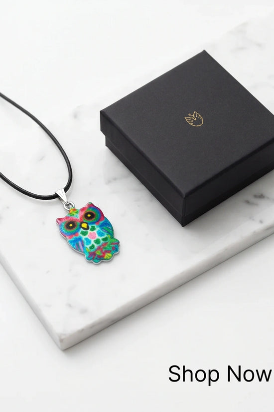 The Mosaic Owl Pendant
