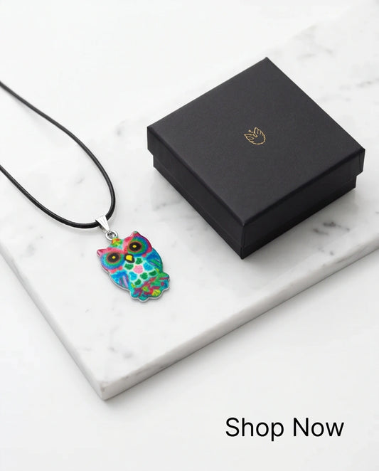 The Mosaic Owl Pendant