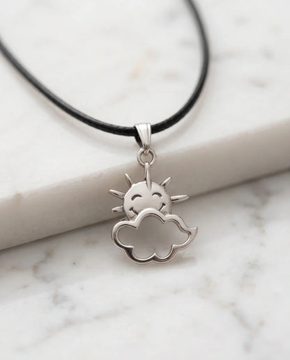The Happy Sol Sun & Cloud Necklace
