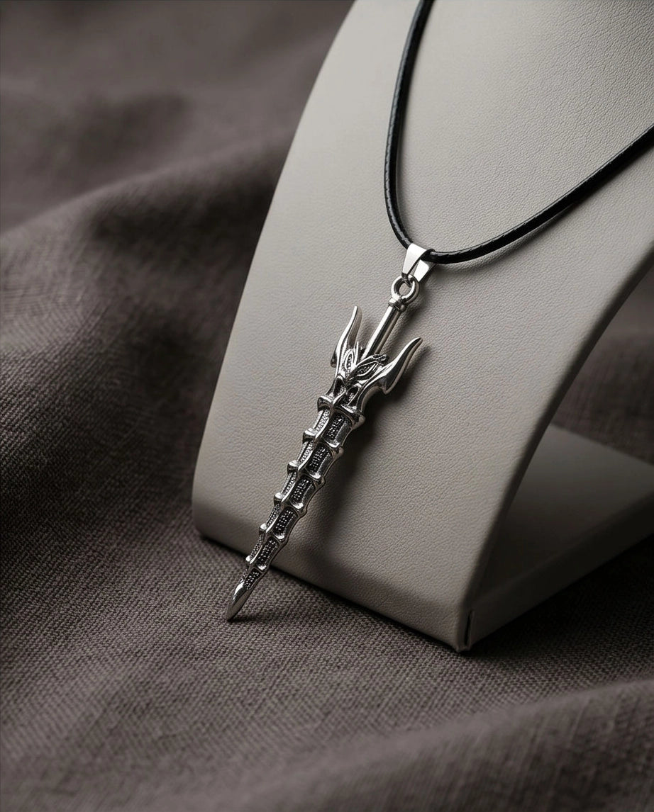 Gothic Dragon Spire Necklace